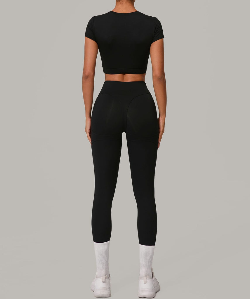 Lucky Label Contrology T-Sleeve Top & Leggings Set