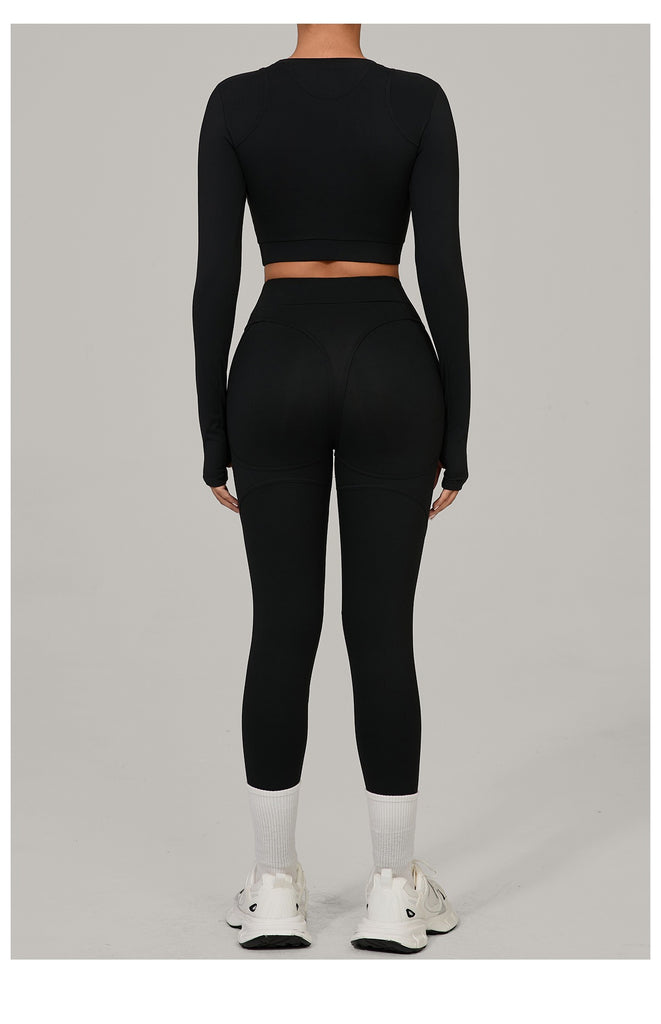 Lucky Label Contrology Longsleeve Top & Leggings Set