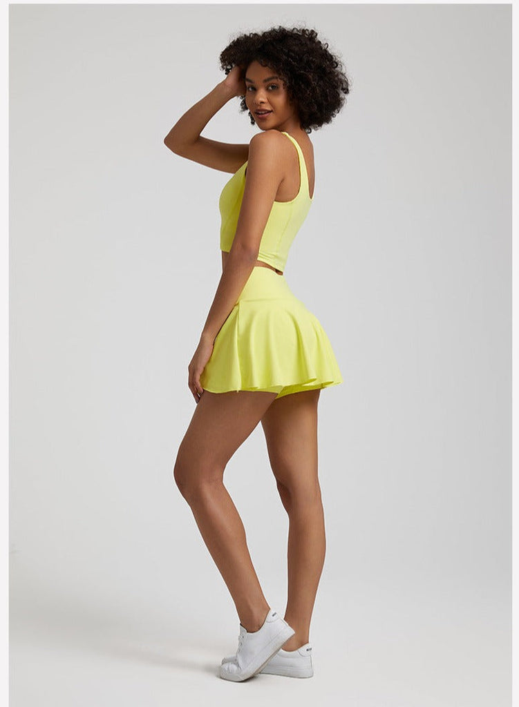 Tennis Crop Top & Skort Set