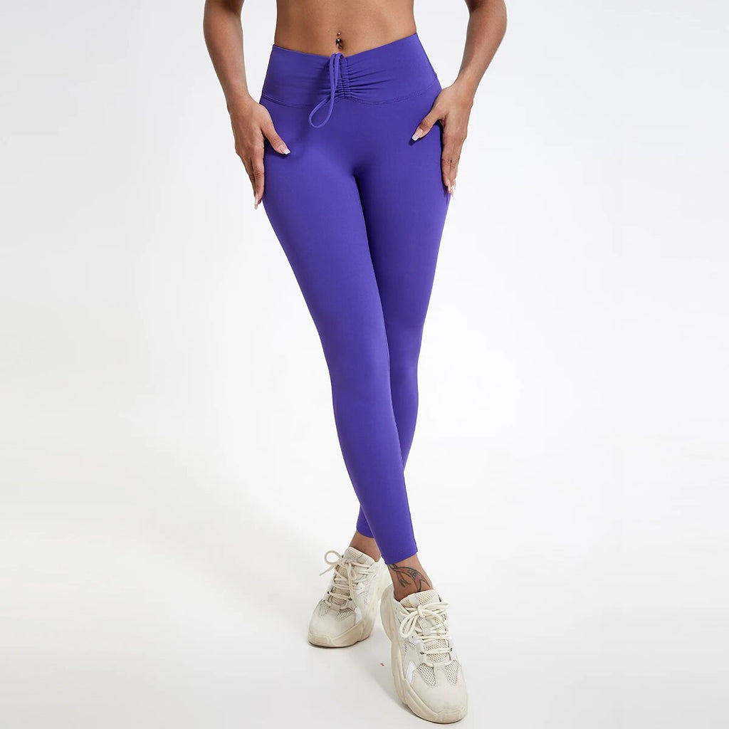 Origin Drawstring Leggings Purple
