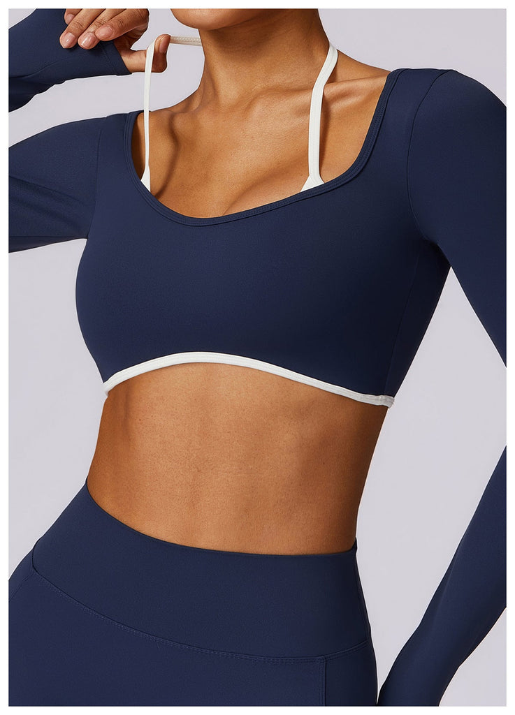 Noelle Contrast Longsleeve Top