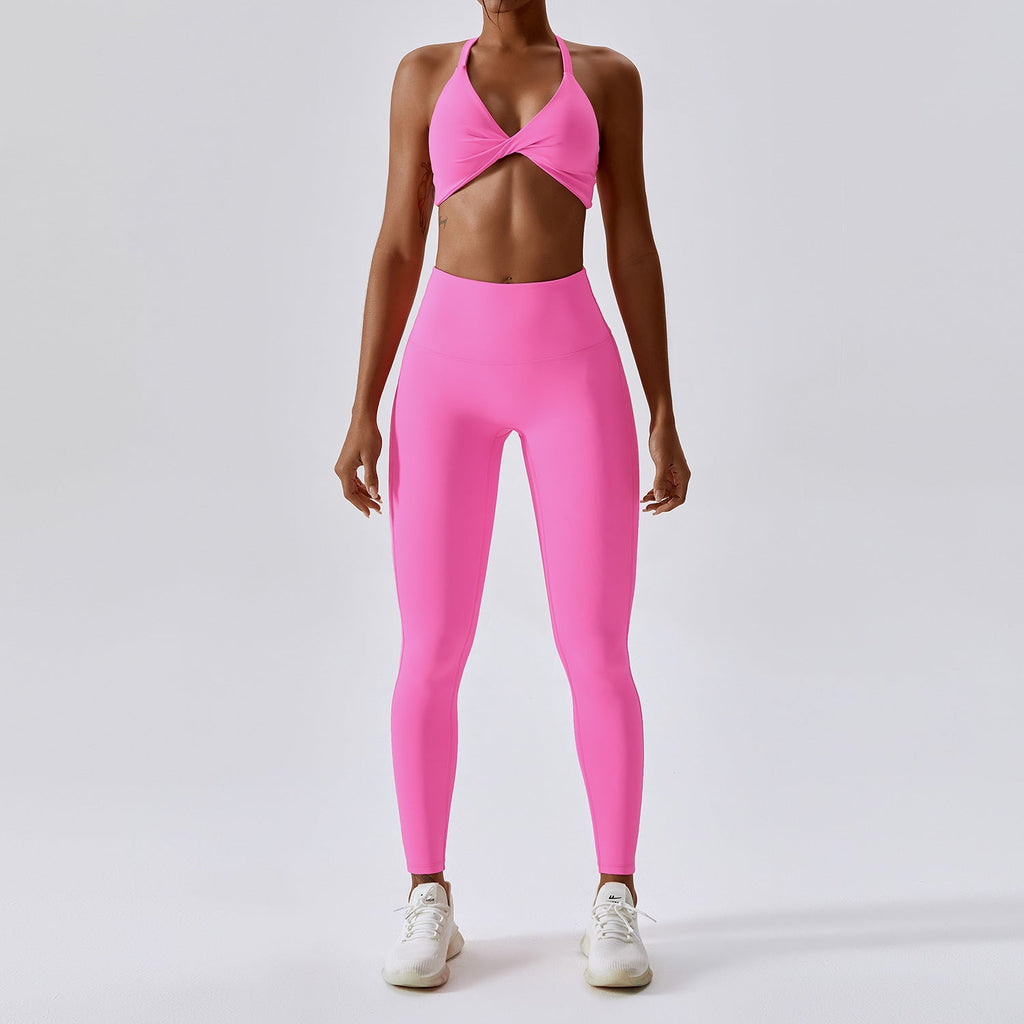 Ibiza Twist Bra Top & Leggings Set