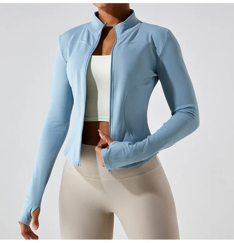 Elsie Zip Up Longsleeve Top