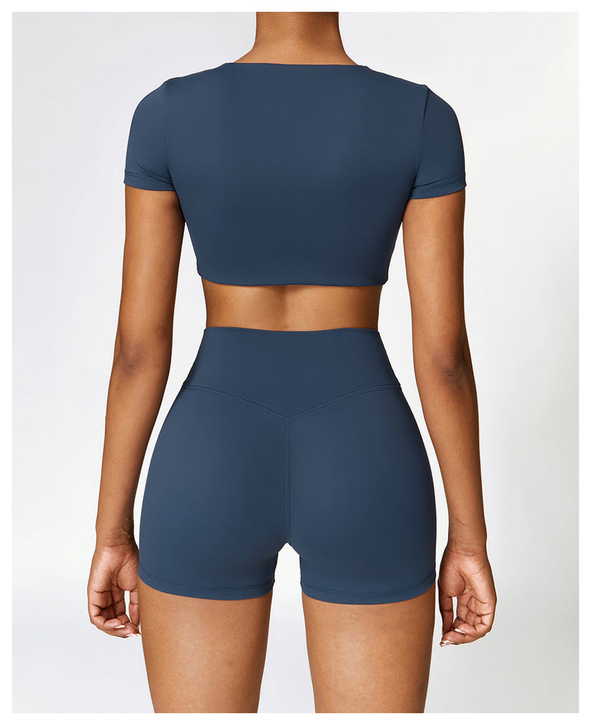 Butter T-Sleeve Crop Top