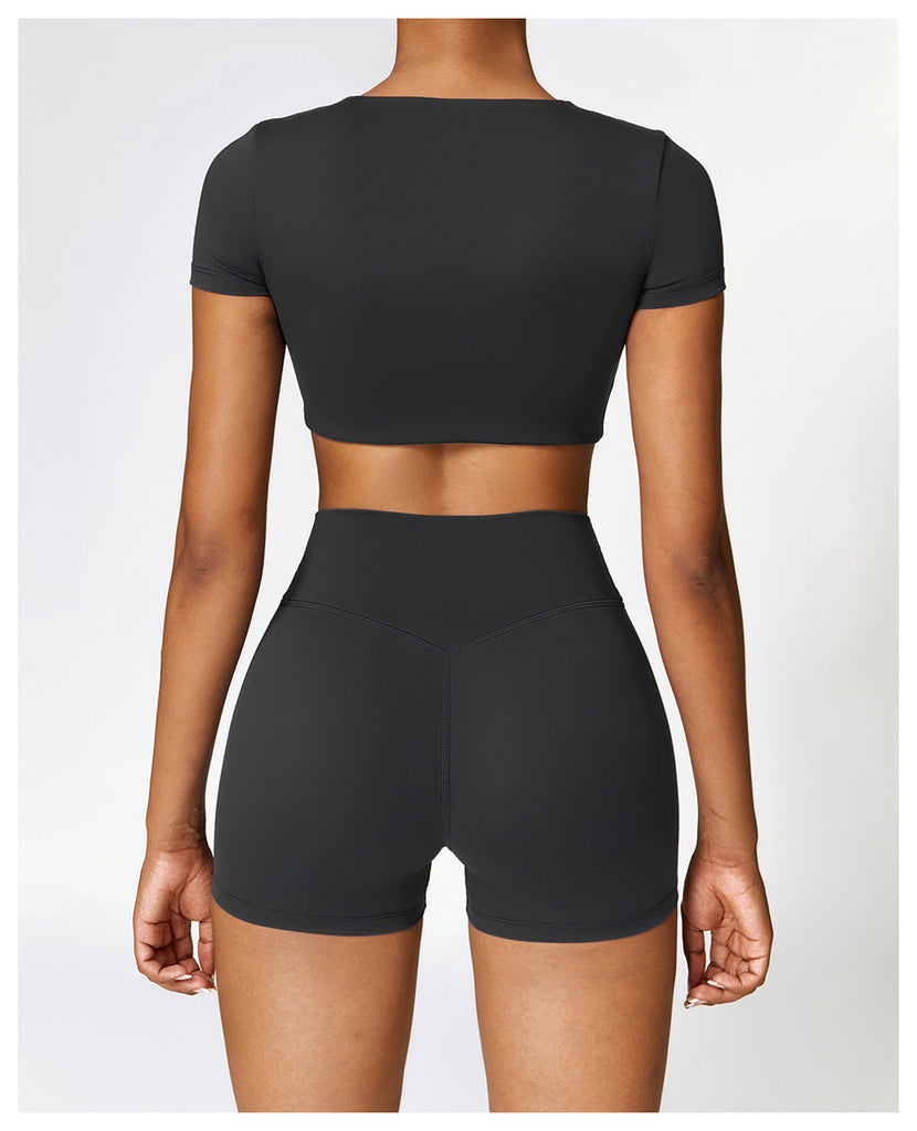 Butter T-Sleeve Crop Top