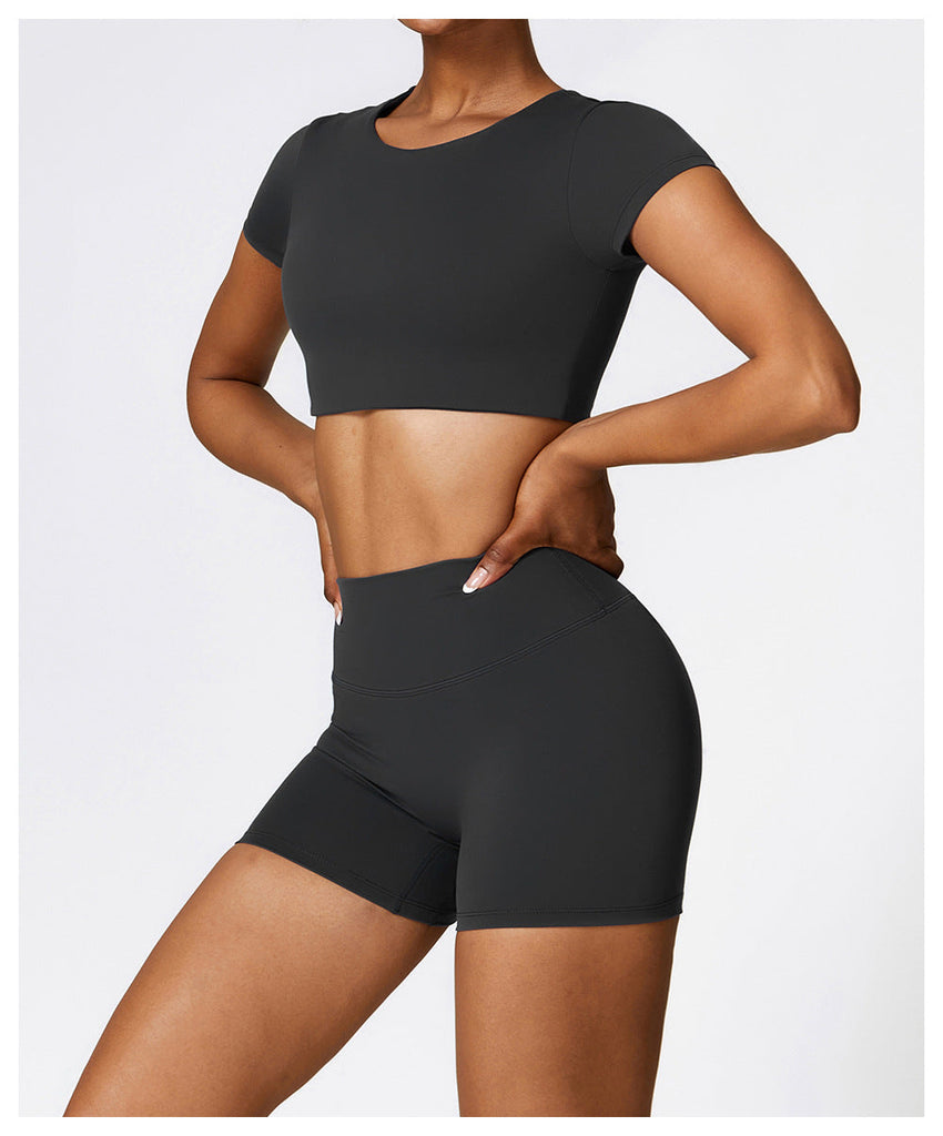 Butter T-Sleeve Crop Top