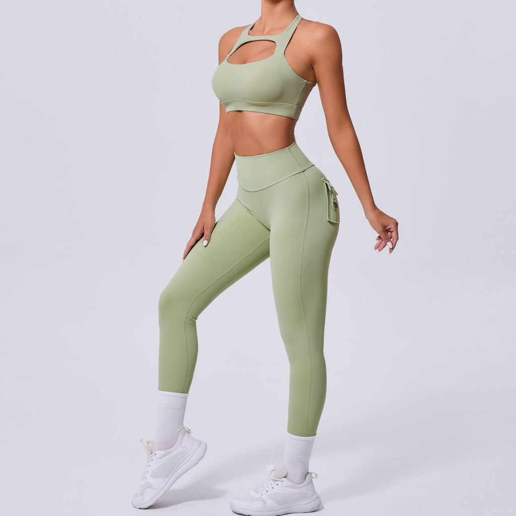 Alisha Bra Top & Leggings Set