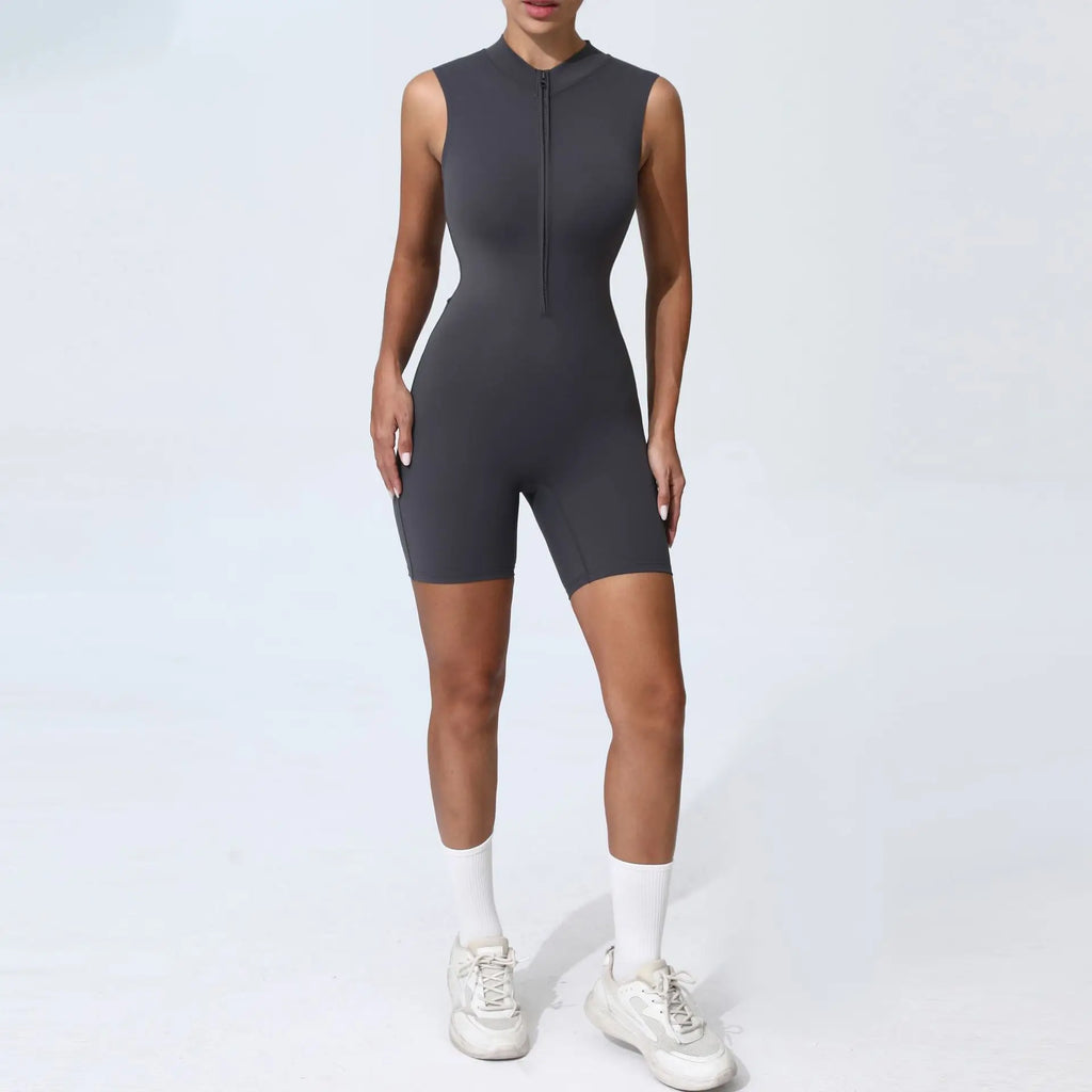 Revo Sleeveless Zip Romper
