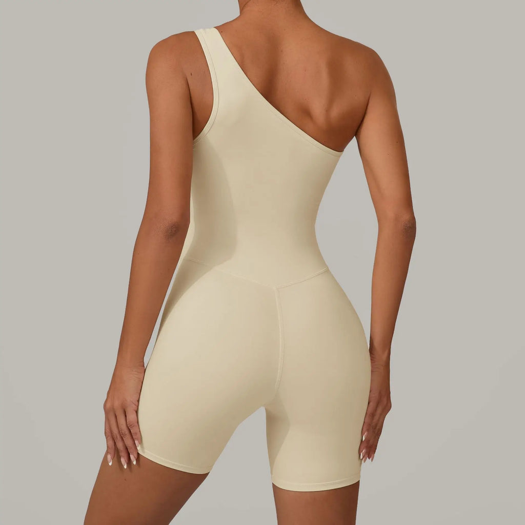 Laura One Shoulder Romper