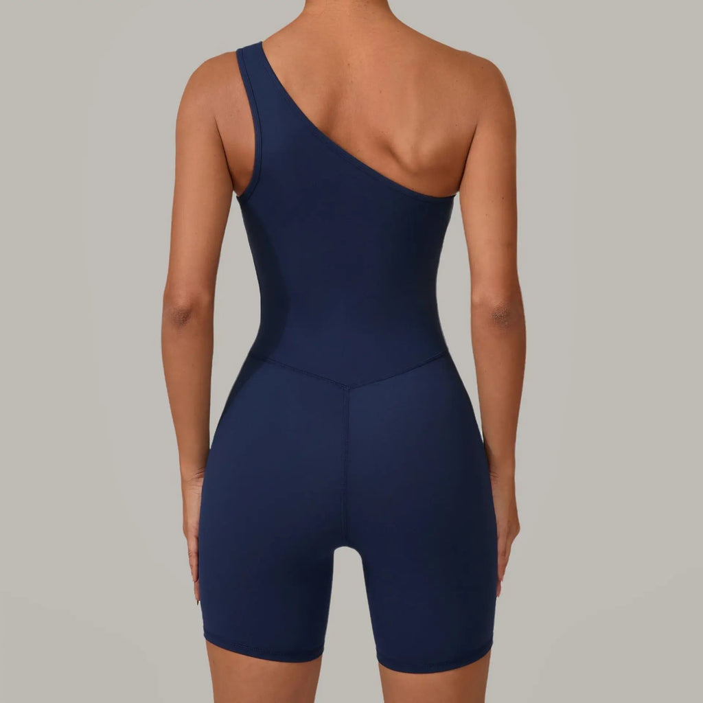 Laura One Shoulder Romper