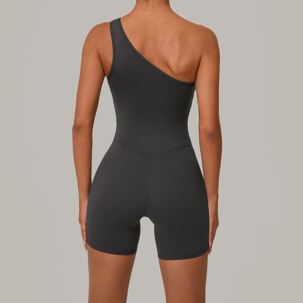 Laura One Shoulder Romper