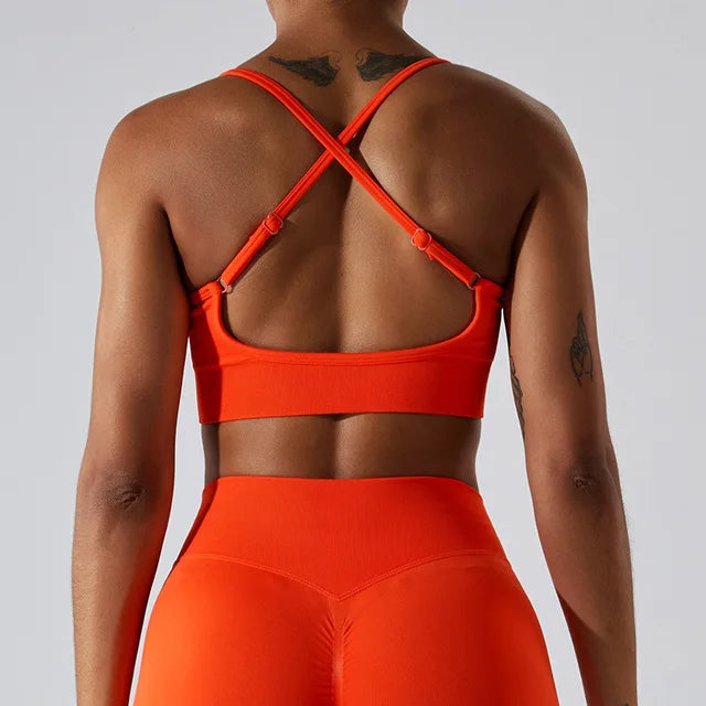 Remy Bra Seamless Top Orange