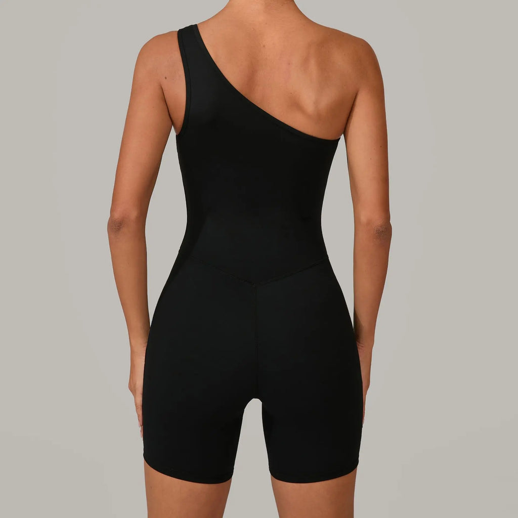 Laura One Shoulder Romper
