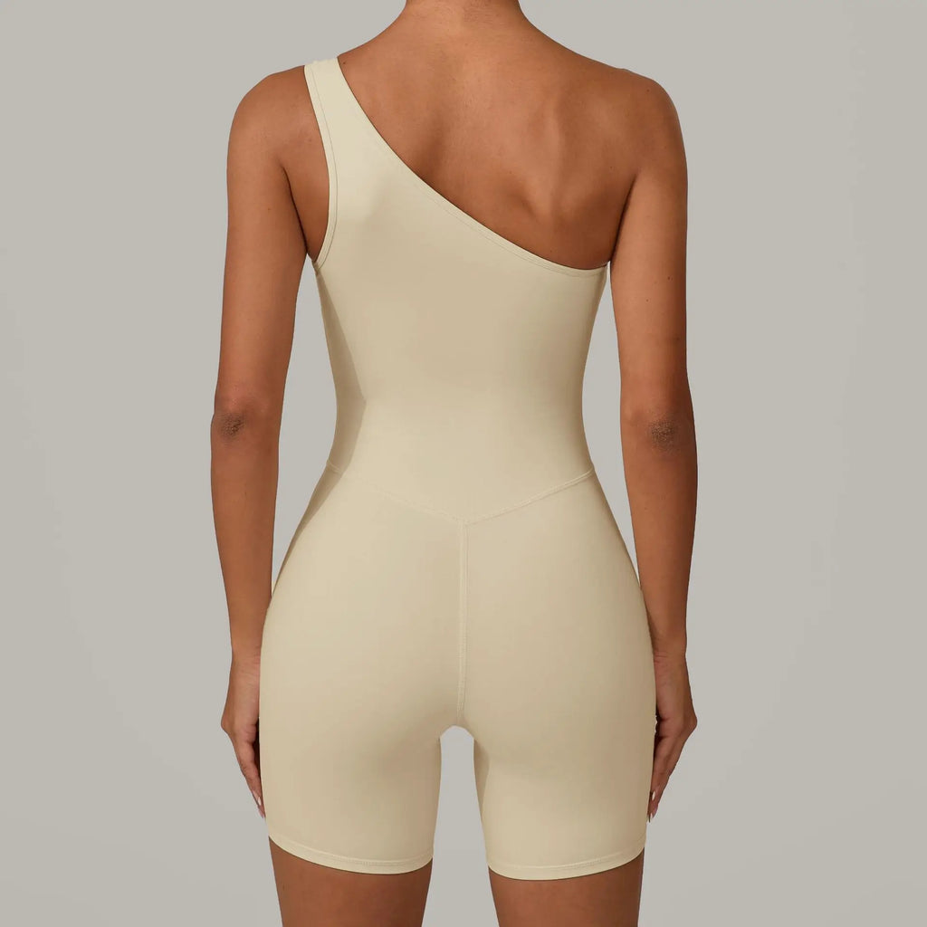 Laura One Shoulder Romper