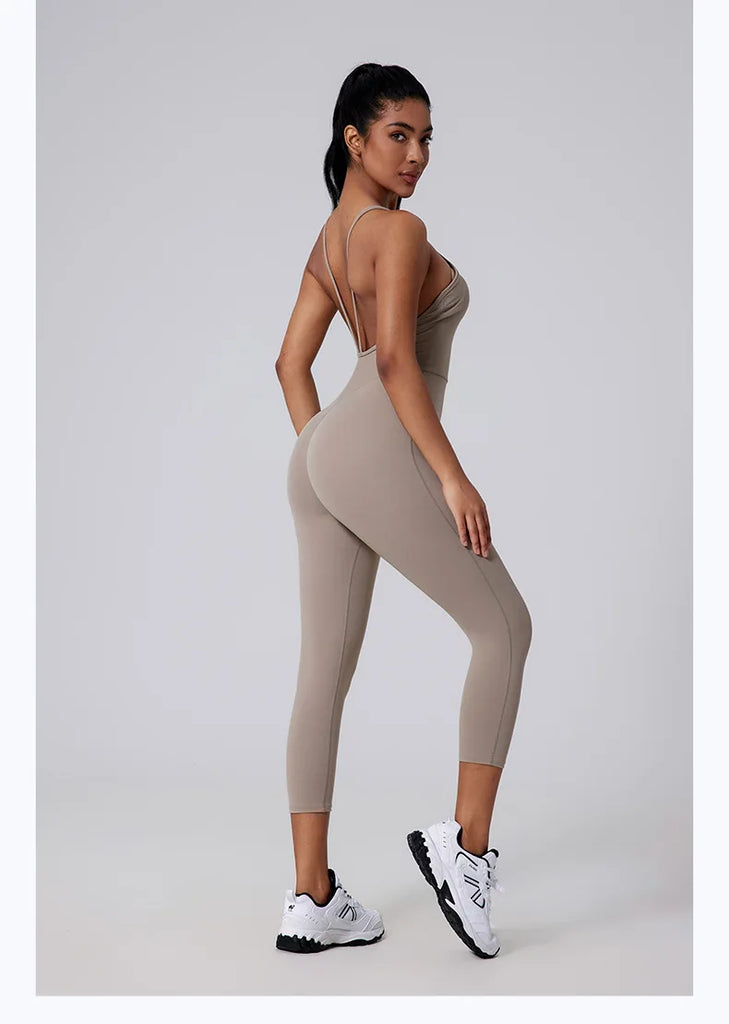 The V Back Butter Jumpsuit