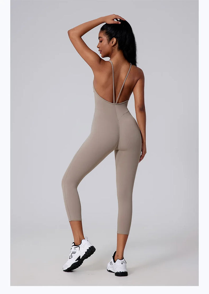The V Back Butter Jumpsuit