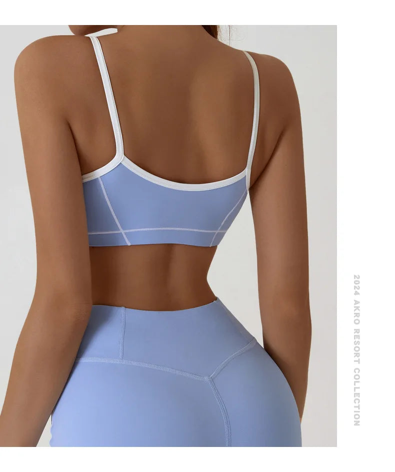 Celeste Panel Crop Bra Top