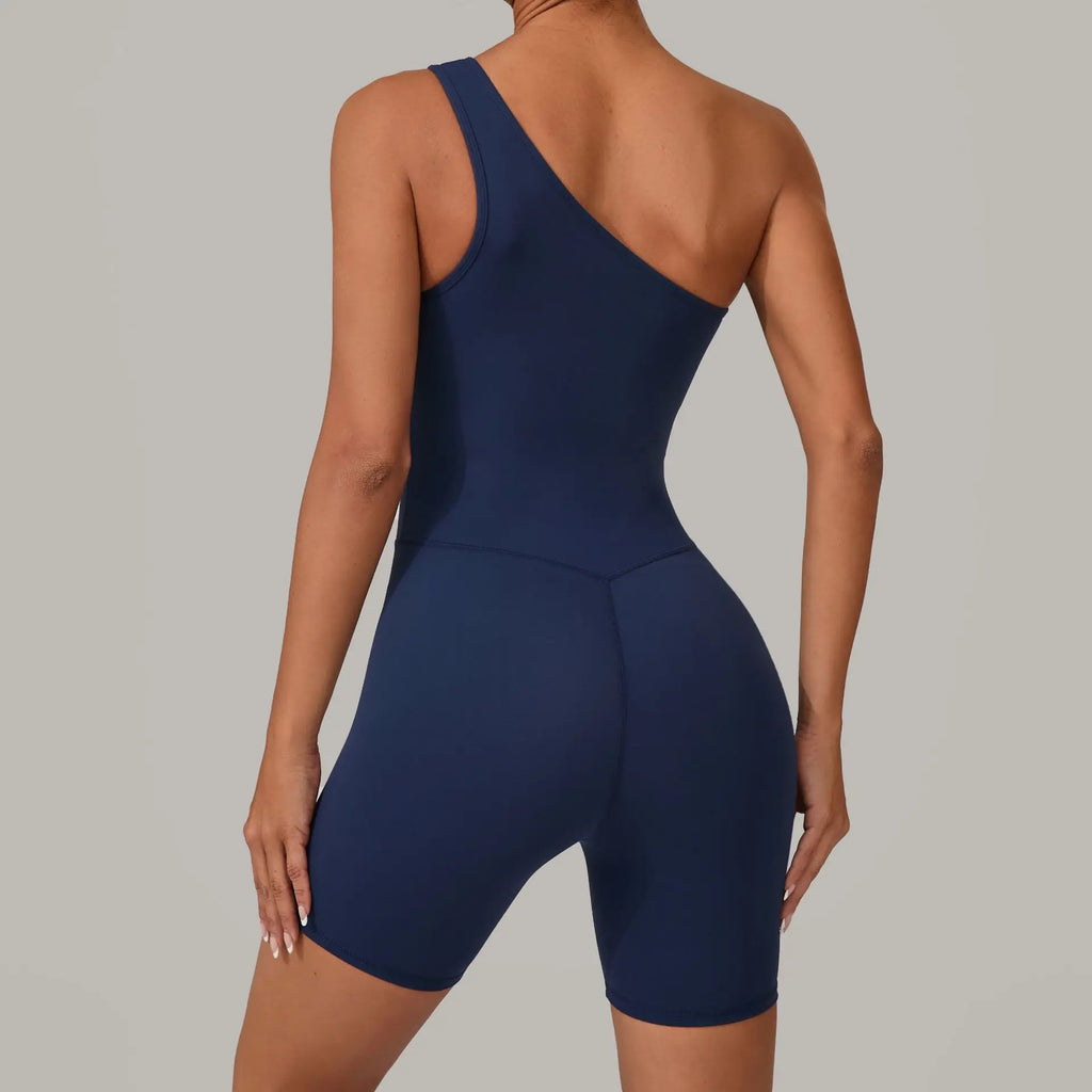 Laura One Shoulder Romper