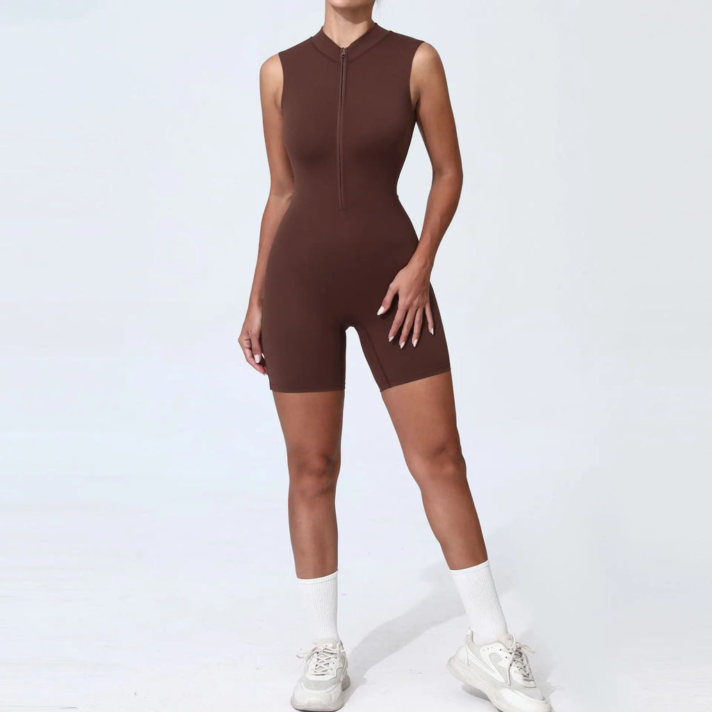 Revo Sleeveless Zip Romper