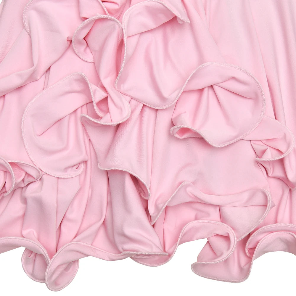Monaco Ruffle Longsleeve Dress