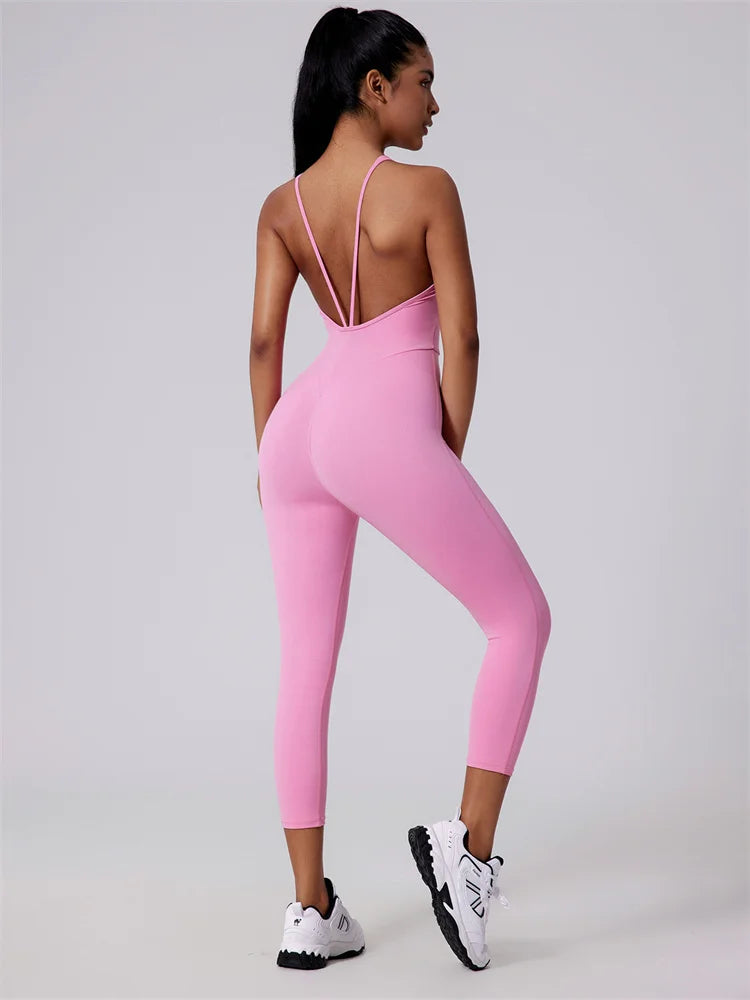 The V Back Butter Jumpsuit