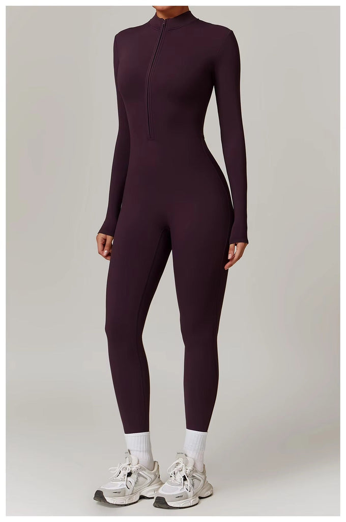 Fleeced Super Sculpt Longsleeve Jumpsuit (size down)