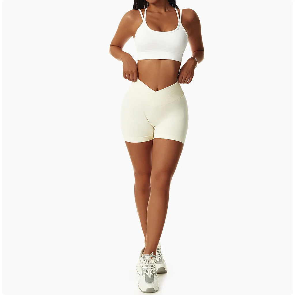 Cross Over Sculpting Shorts