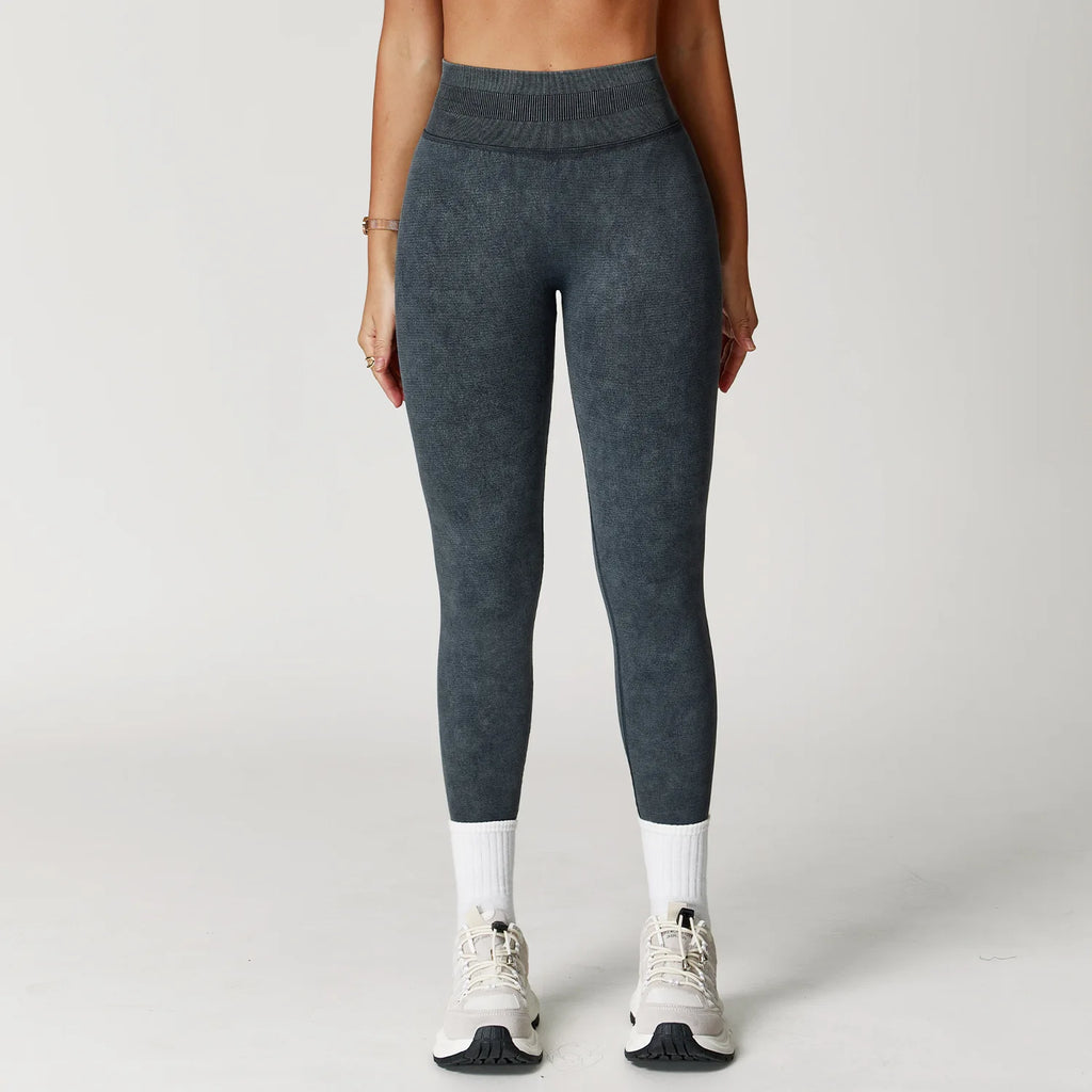 Acid Wash High Waist Leggings