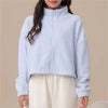 The Vicky Fleece Zip Jacket Light blue