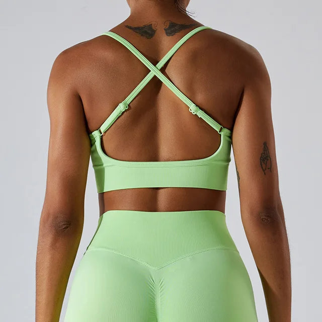Remy Bra Seamless Top Spring green