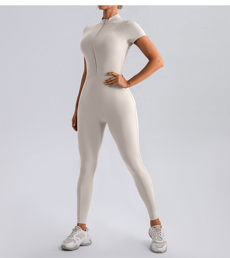 Super Sculpt Short Sleeve Jumpsuit (size down)