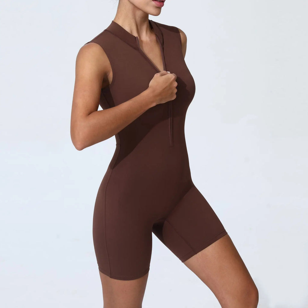 Revo Sleeveless Zip Romper