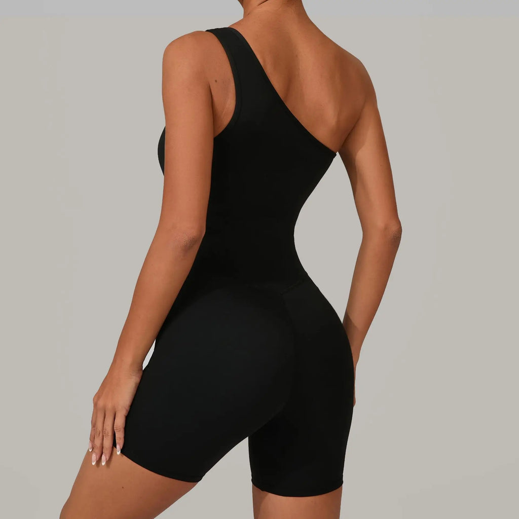 Laura One Shoulder Romper