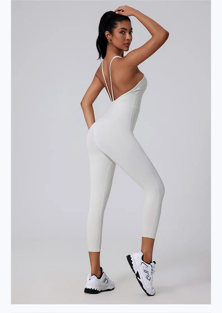 The V Back Butter Jumpsuit