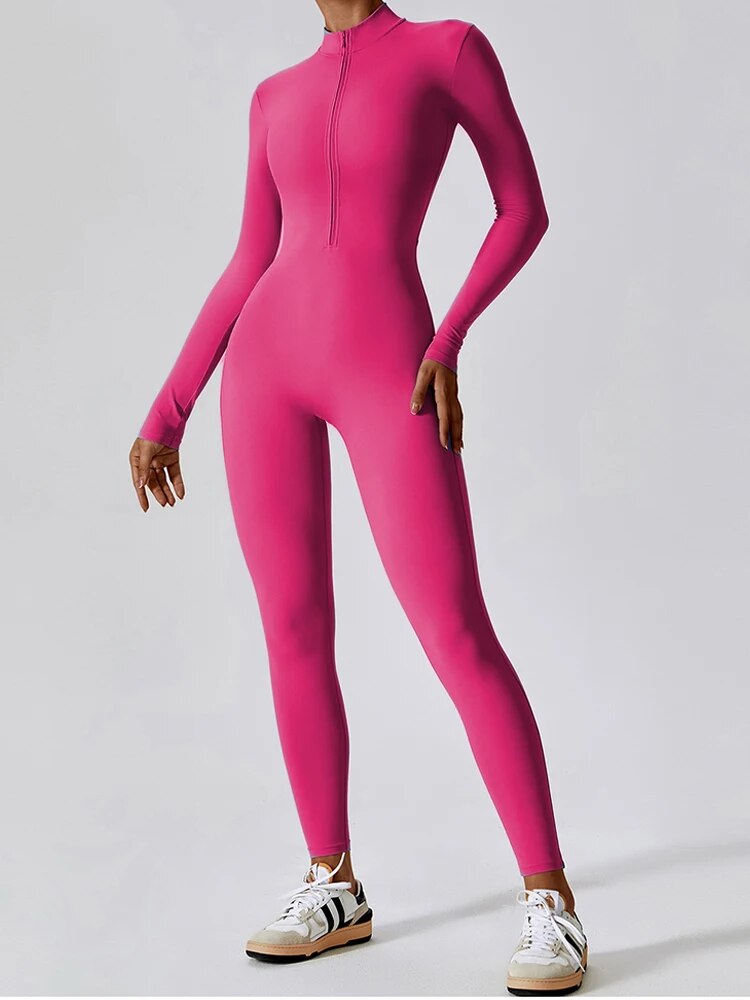 Supreme Sculpt Jumpsuit (Size down) Hot pink