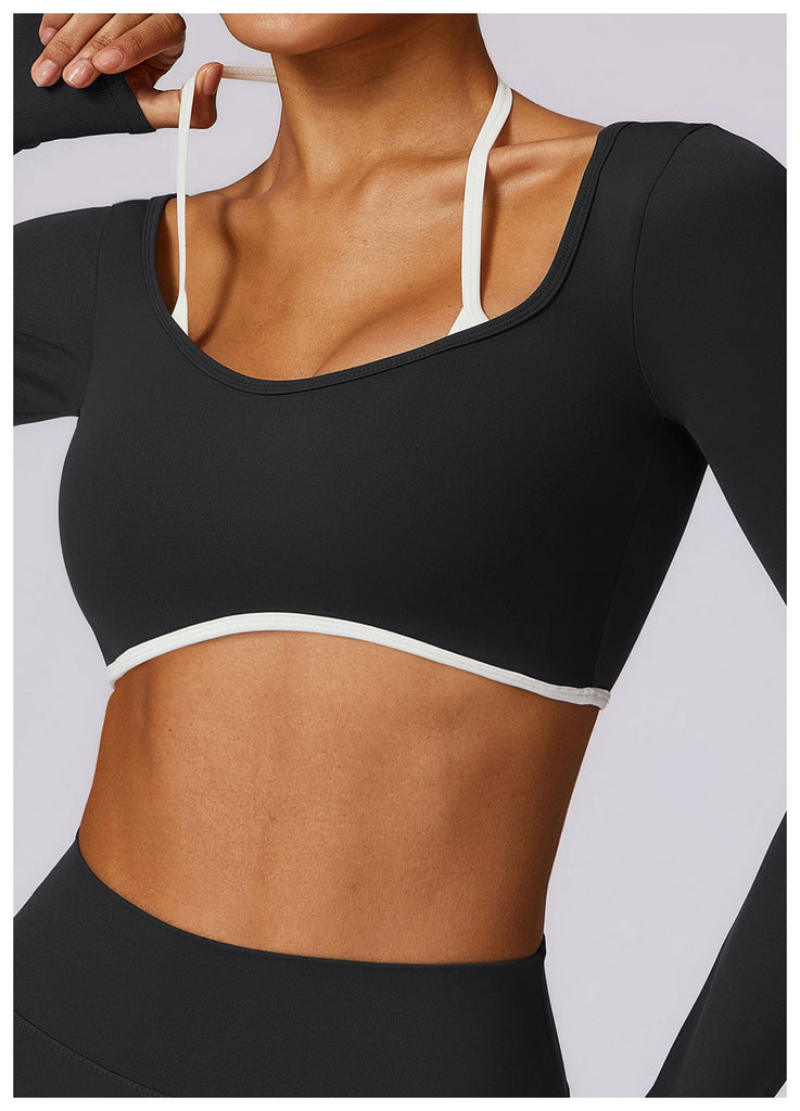 Noelle Contrast Longsleeve Top