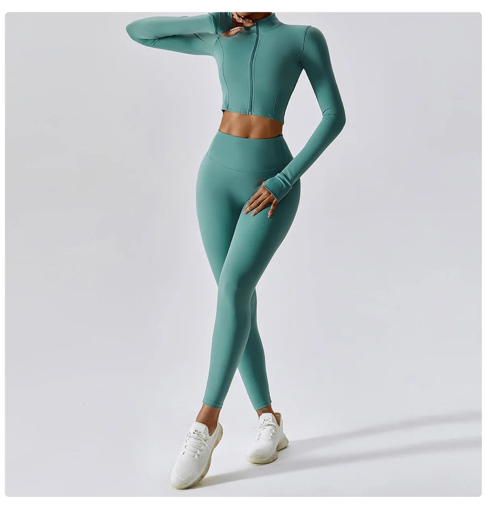 Thea 3 Piece Top & Leggings Set