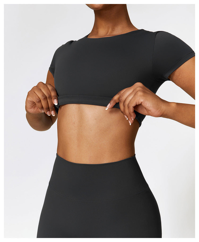 Butter T-Sleeve Crop Top