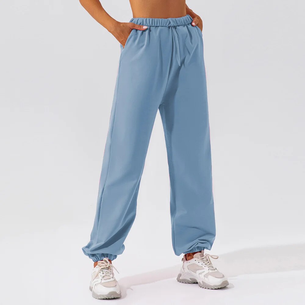 Vitality Cotton Sweatpants Blue-grey