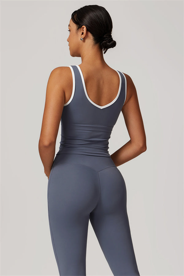 The Stamina Tank Top Flared Leggings 2-Piece Set