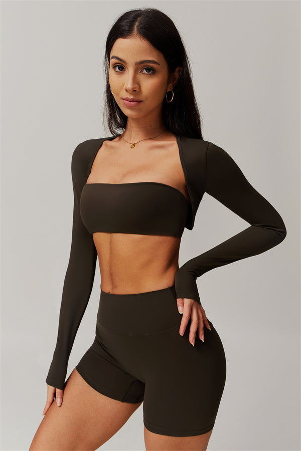 The Essence 3-Piece Top & Shorts Set