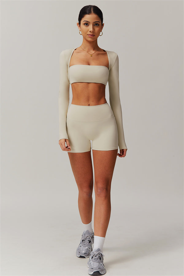 The Essence 3-Piece Top & Shorts Set