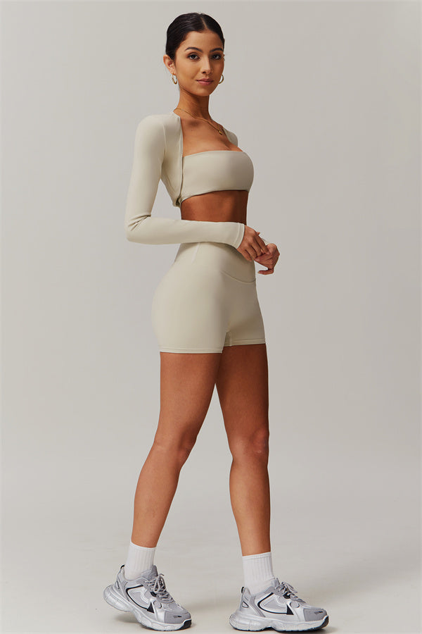 The Essence 3-Piece Top & Shorts Set