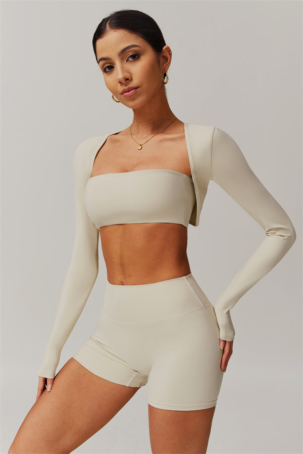 The Essence 3-Piece Top & Shorts Set