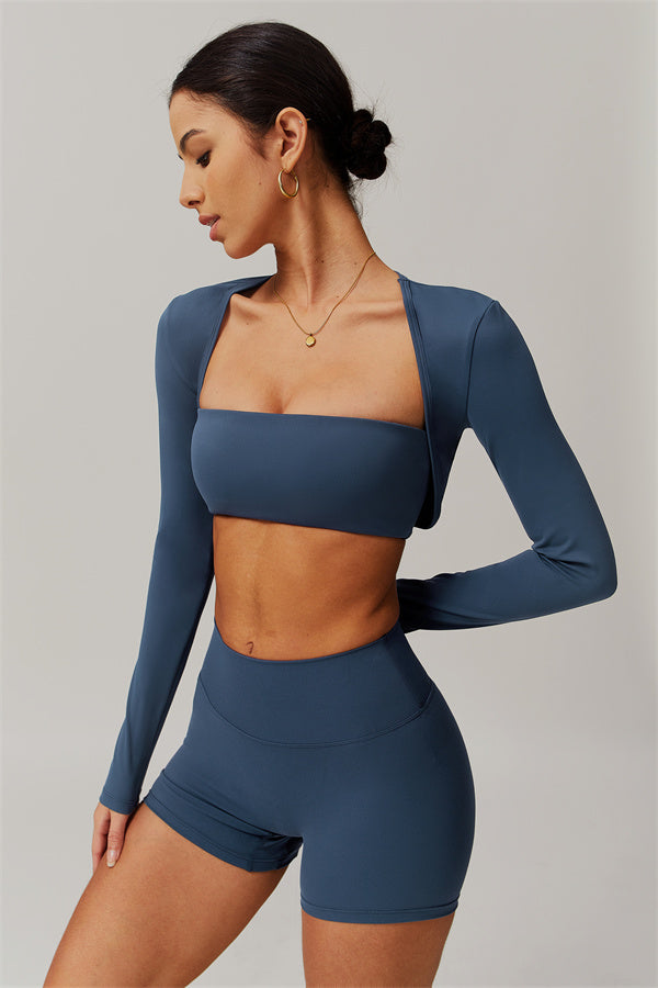 The Essence 3-Piece Top & Shorts Set