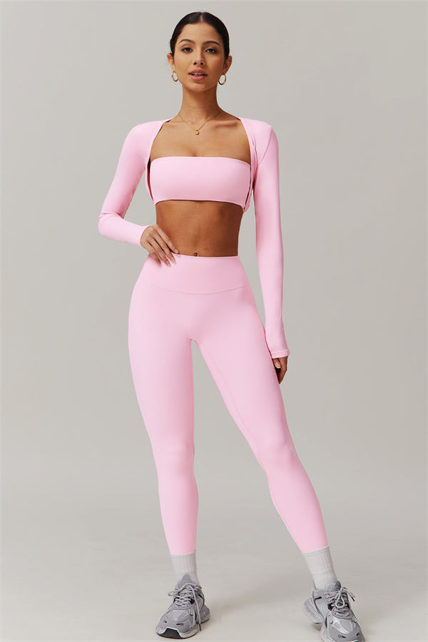 The Essence 3-Piece Top & Leggings Set