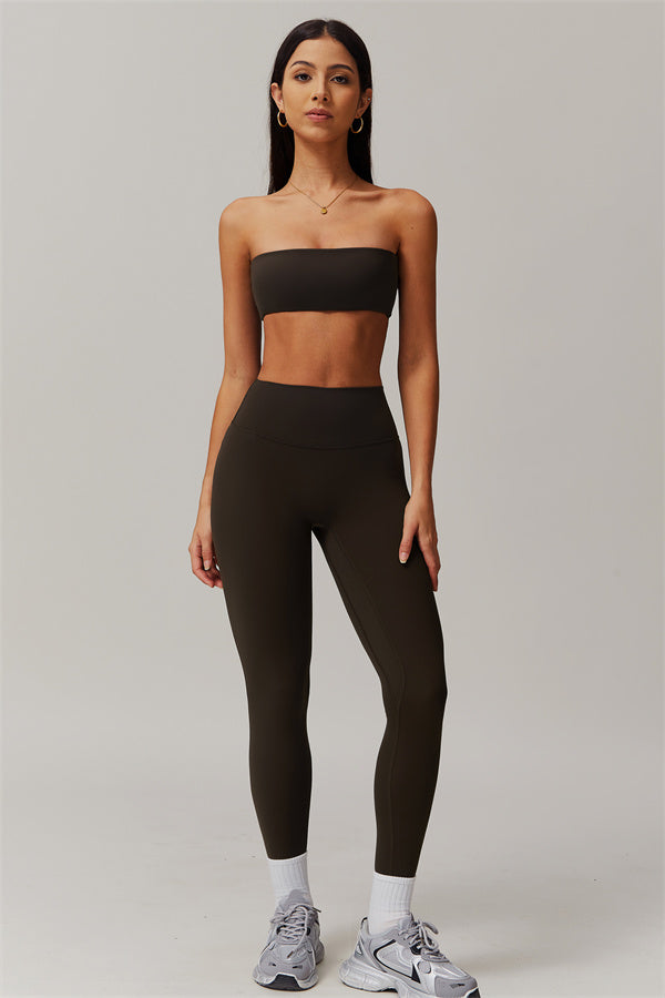 The Essence Sports Bra Leggings 2-Piece Set Bistre