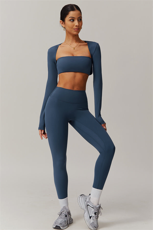 The Essence 3-Piece Top & Leggings Set