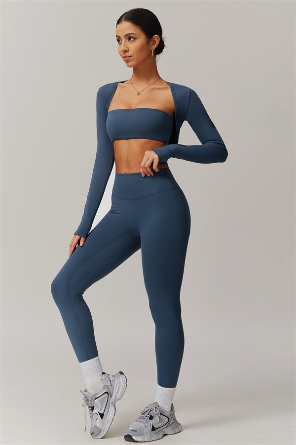 The Essence 3-Piece Top & Leggings Set