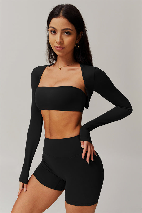 The Essence 3-Piece Top & Shorts Set